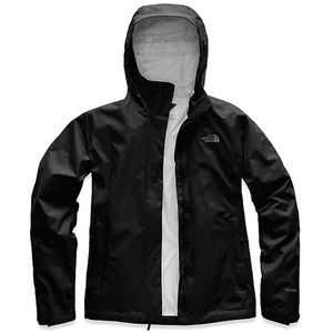 North face venture 2 jacket women black Large NWT